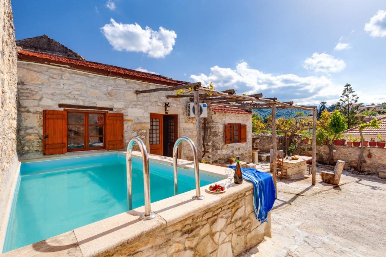 Traditional Home Vereniki With Heated Pool - By Apokoronas Villas Gavalochori Luaran gambar