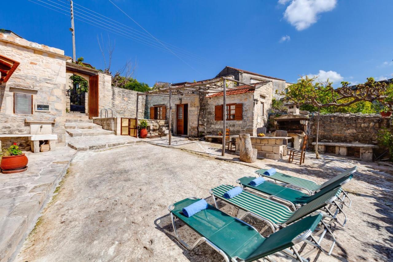 Traditional Home Vereniki With Heated Pool - By Apokoronas Villas Gavalochori Luaran gambar